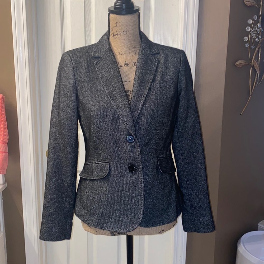 Womens New York & Co. Blazer - black and gray - barely worn- great condition